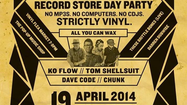 WAX ON WAX OFF ✖ Record Store Day Party